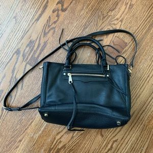 Rebecca Minkoff Black Regan Satchel Tote